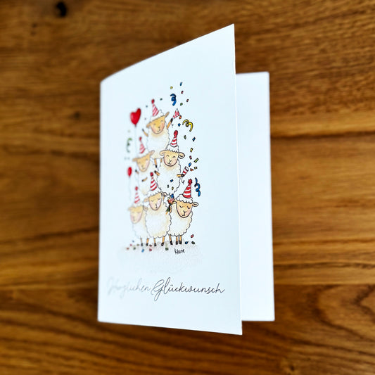 Klappkarte - "Herzlichen Glückwunsch"