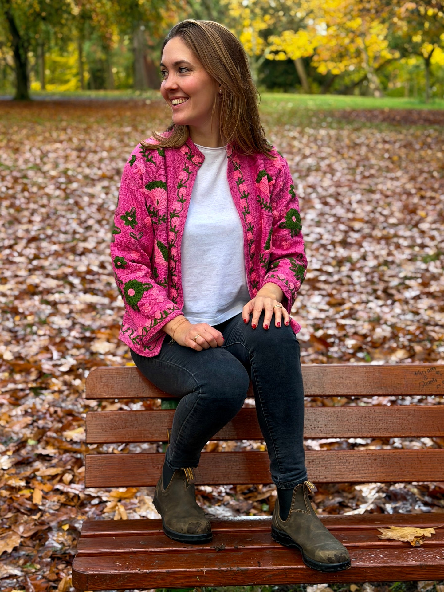 Suzani Jacke - Rosengarten