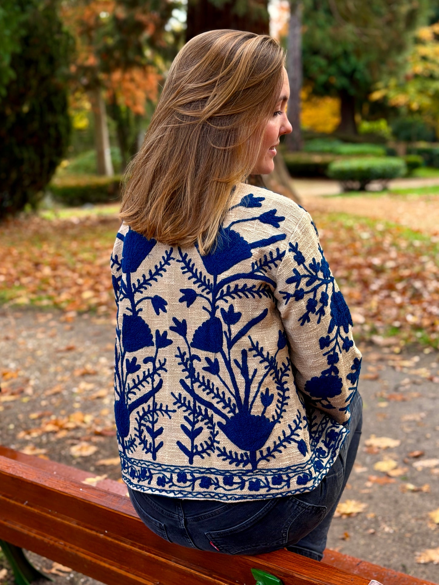 Suzani Jacke - Kornblume