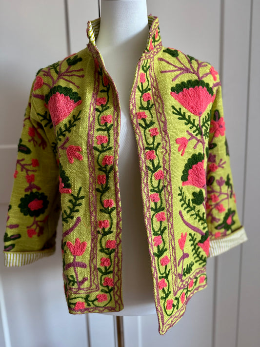 Suzani Jacke - Zitrusblüte