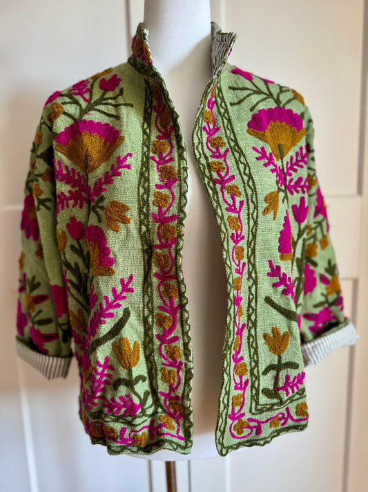 Suzani Jacke - Blütenwiese