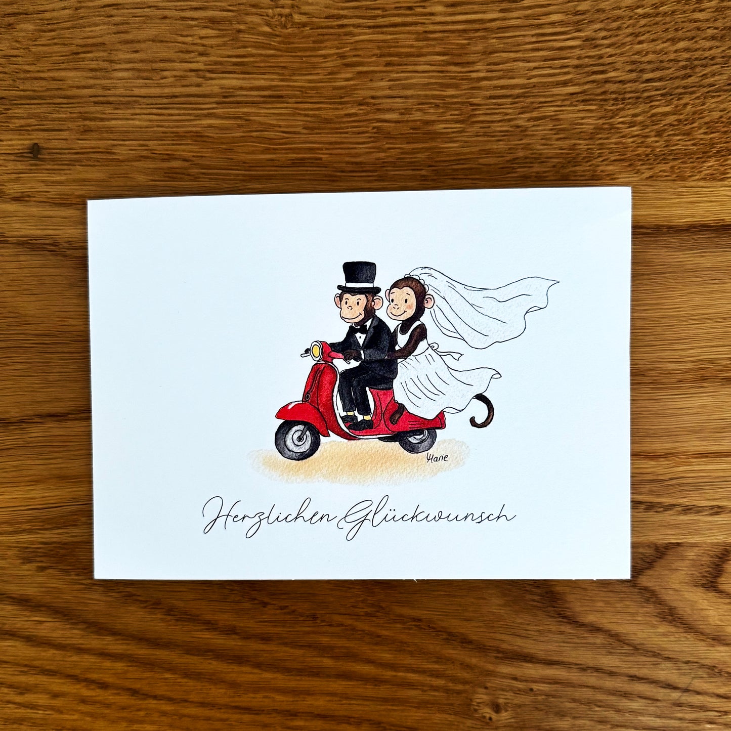 Klappkarte - "Herzlichen Glückwunsch"