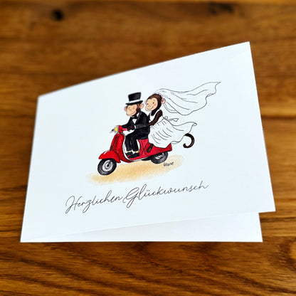 Klappkarte - "Herzlichen Glückwunsch"