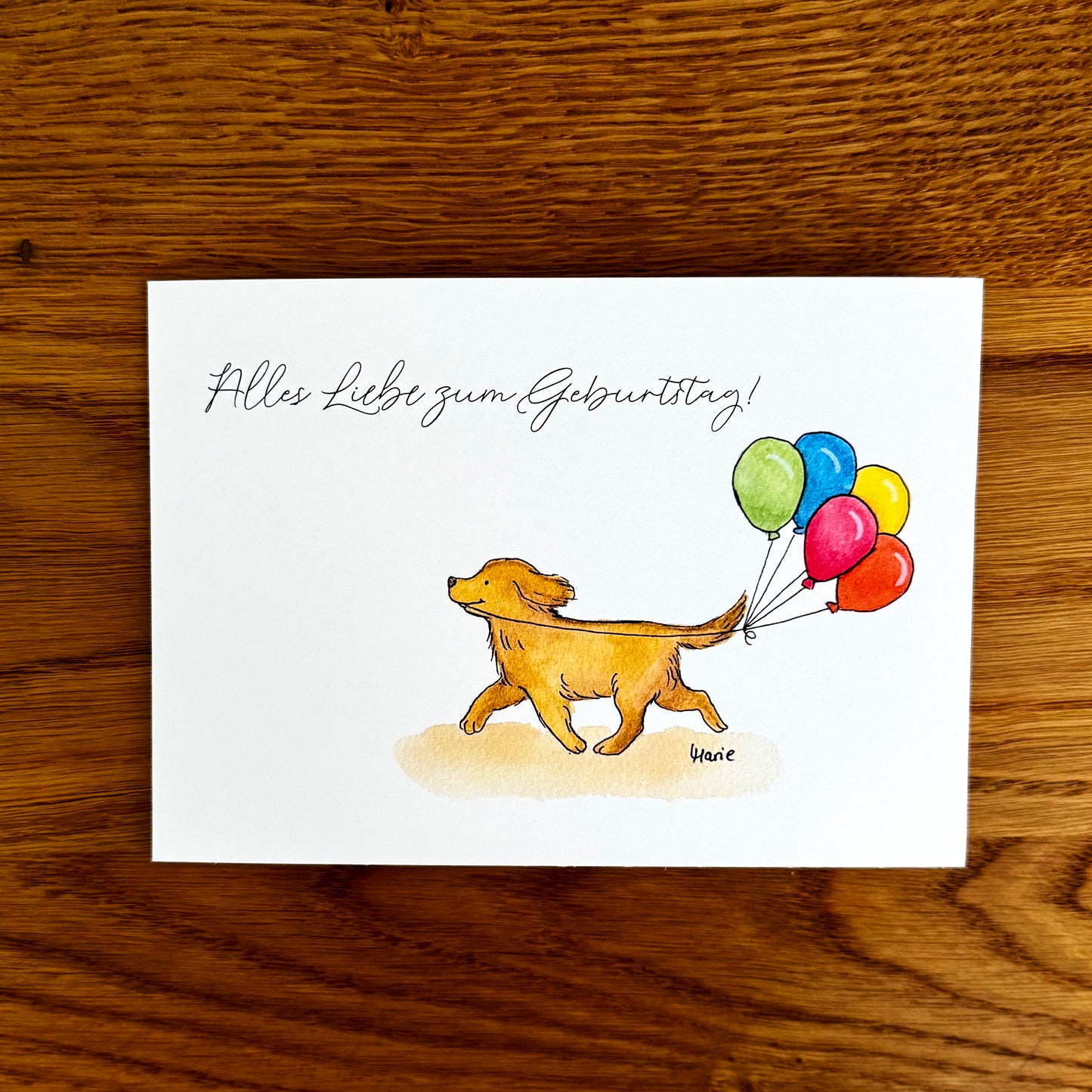 Klappkarte - "Alles Liebe zum Geburtstag!"