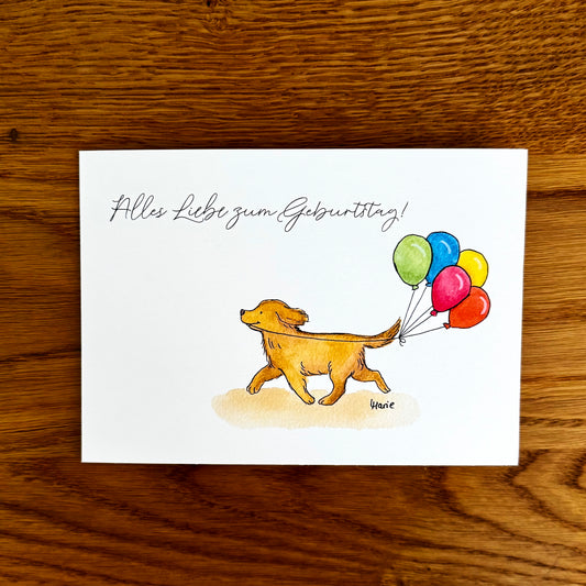 Klappkarte - "Alles Liebe zum Geburtstag!"