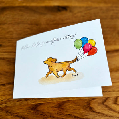 Klappkarte - "Alles Liebe zum Geburtstag!"