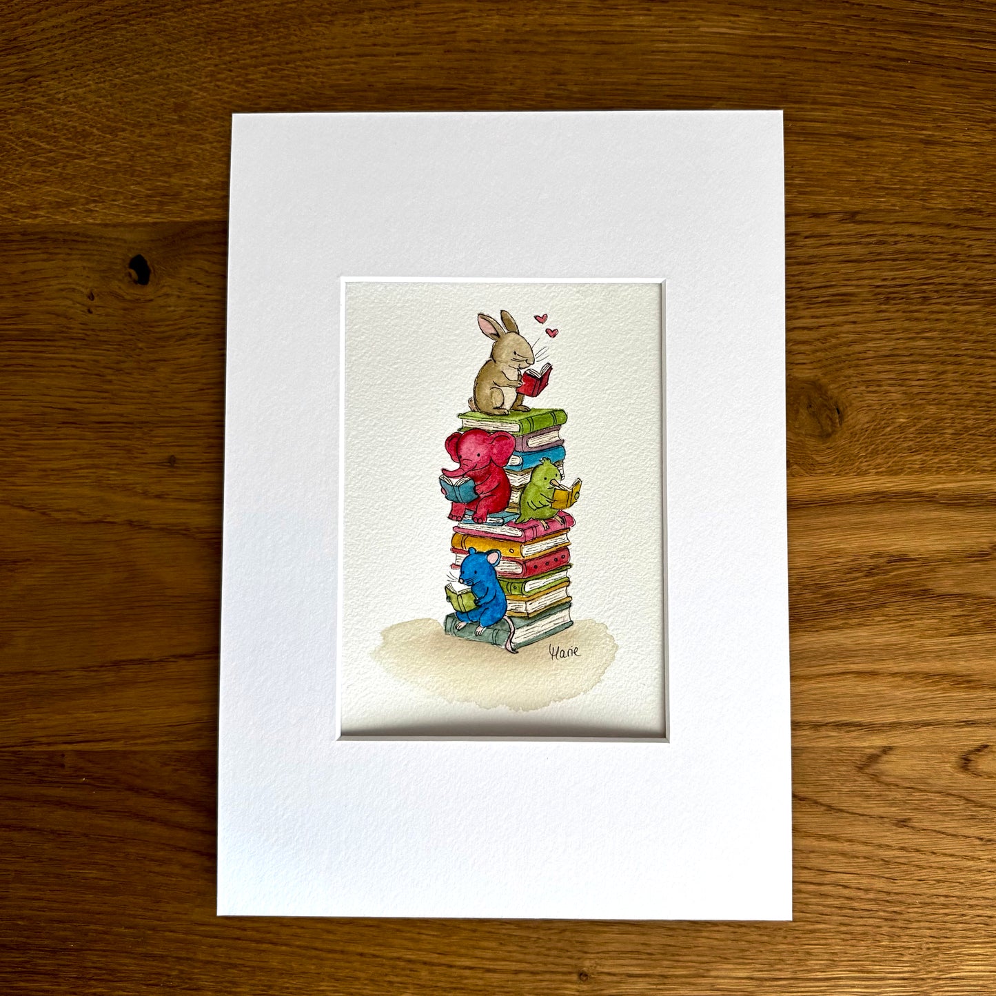 Aquarell - Stapelweise Geschichten