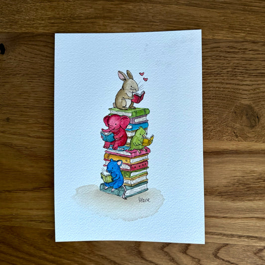 Aquarell - Stapelweise Geschichten