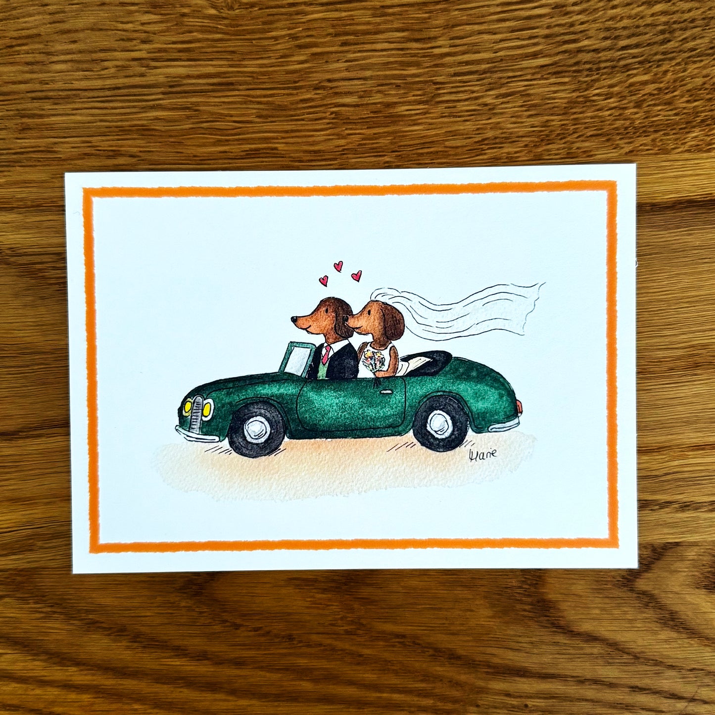 Karte - Auf ins Glück