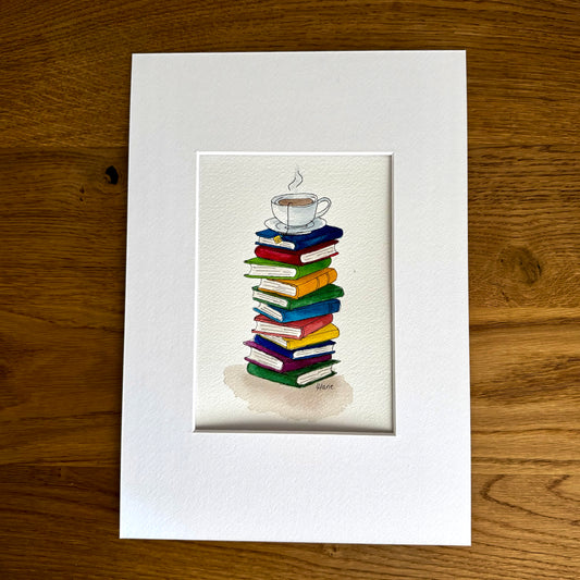 Aquarell - Lesepause