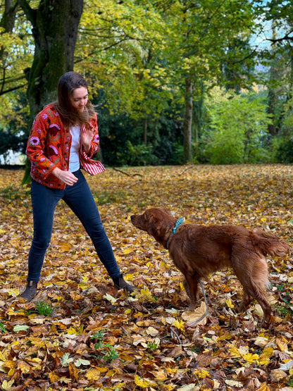 Suzani Jacke - Granatapfel