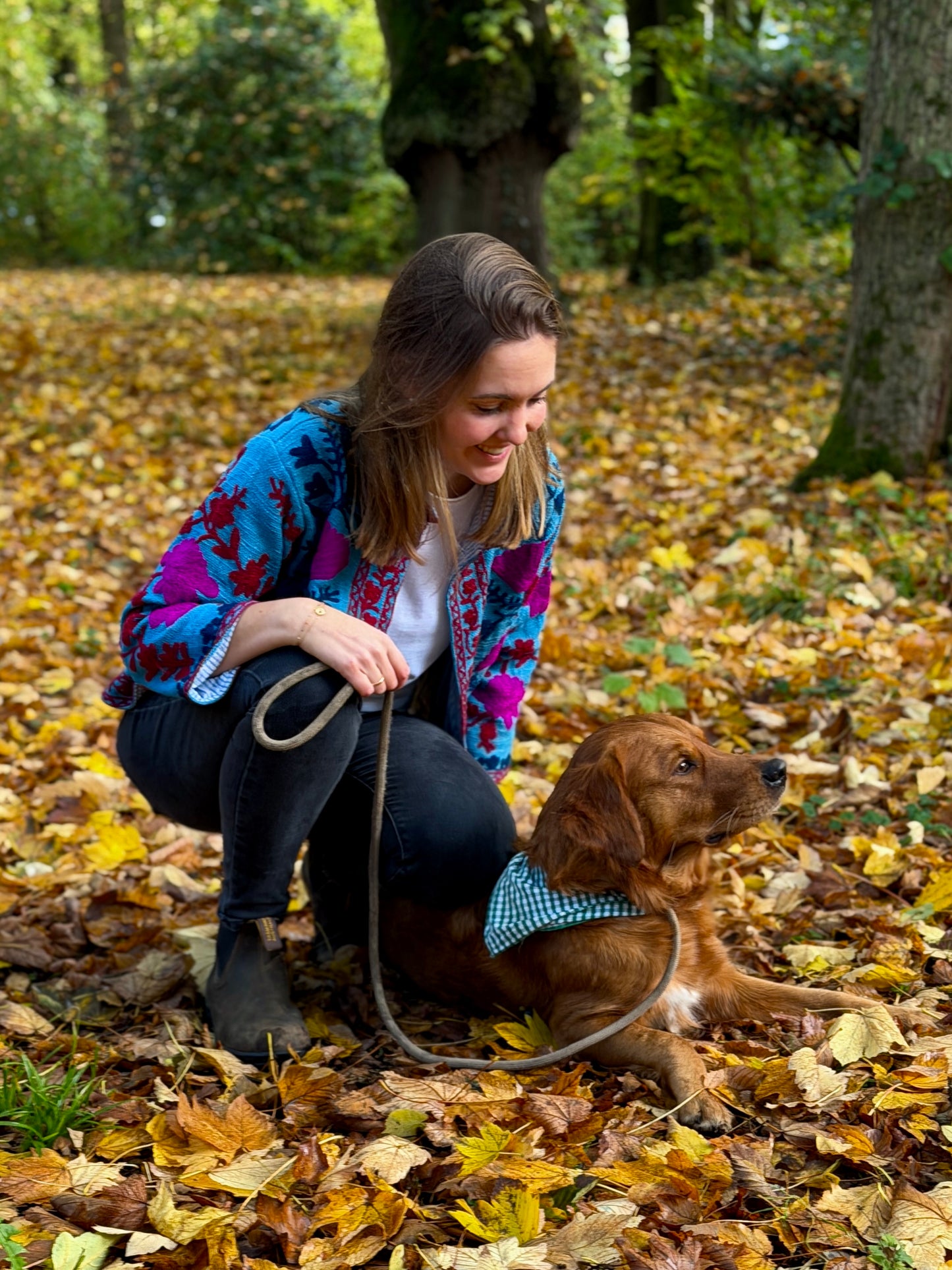 Suzani Jacke - Morgenhimmel