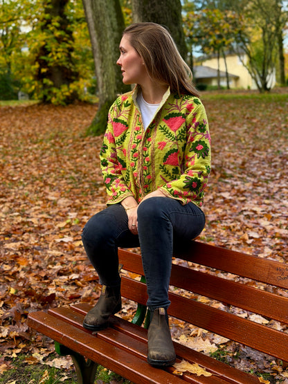 Suzani Jacke - Zitrusblüte