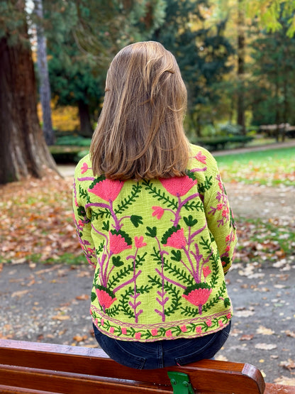 Suzani Jacke - Zitrusblüte