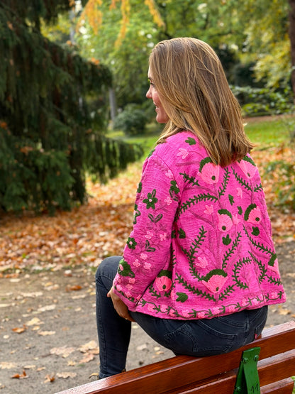 Suzani Jacke - Rosengarten