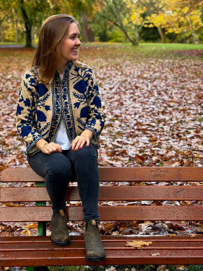 Suzani Jacke - Kornblume