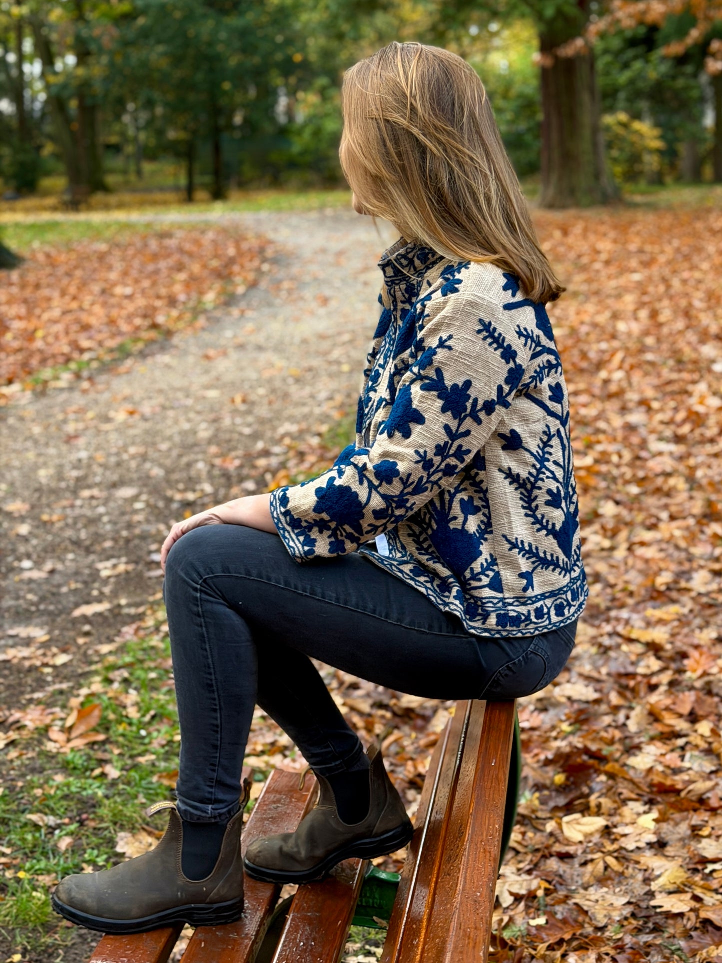 Suzani Jacke - Kornblume