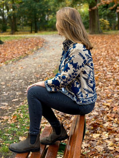 Suzani Jacke - Kornblume