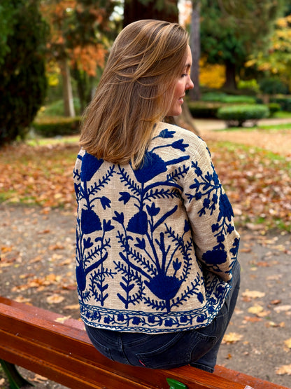 Suzani Jacke - Kornblume