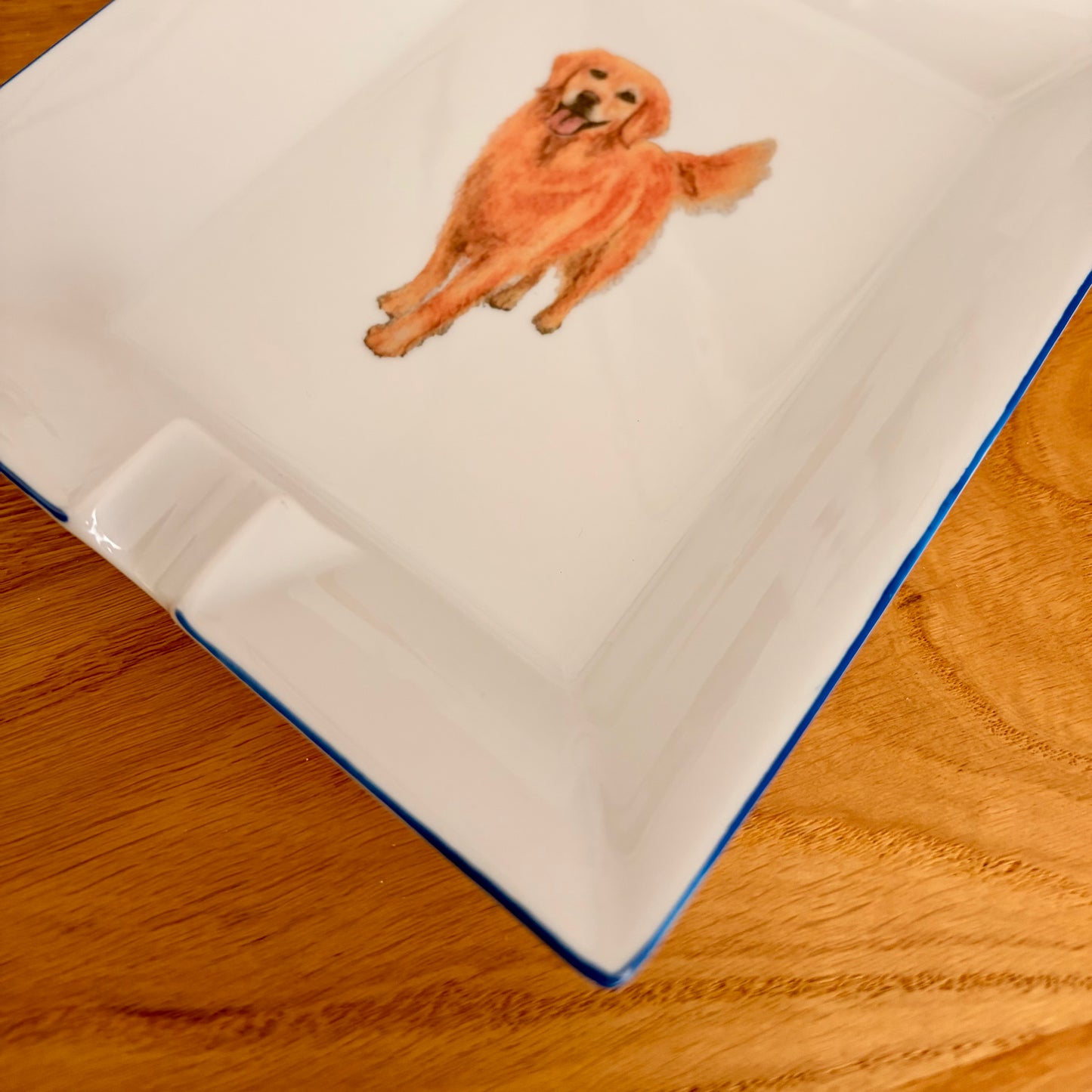 Großer Aschenbecher – Golden Retriever