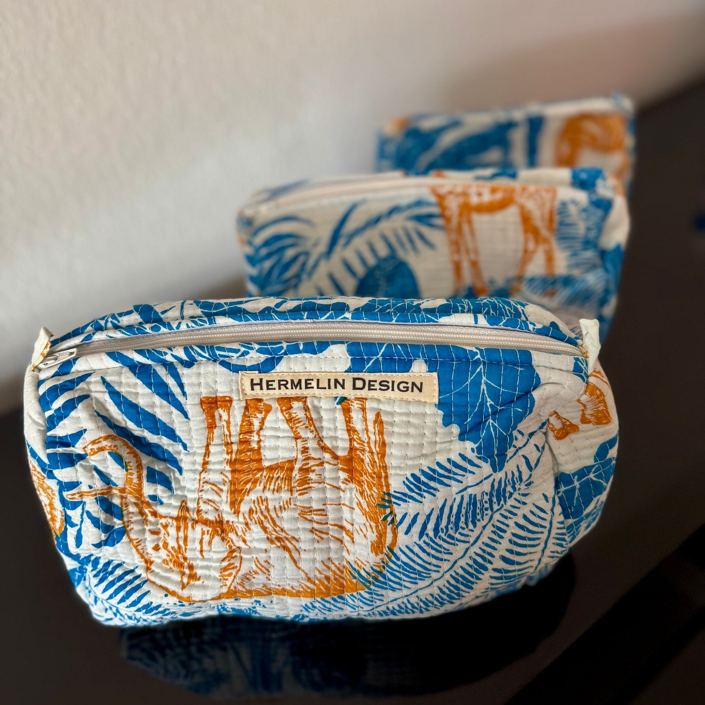 Kulturbeutel - Palmenpfad (Zweite Wahl)