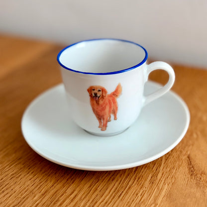 Arzberg Espressotasse – Golden Retriever