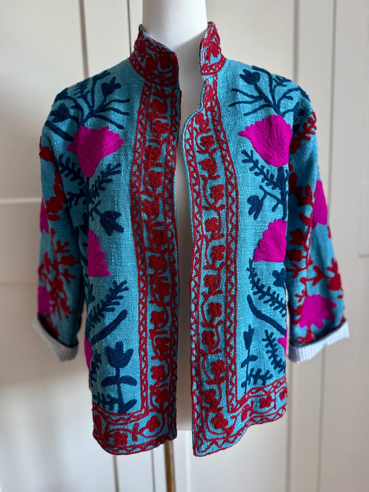 Suzani Jacke - Morgenhimmel