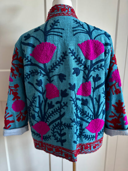 Suzani Jacke - Morgenhimmel