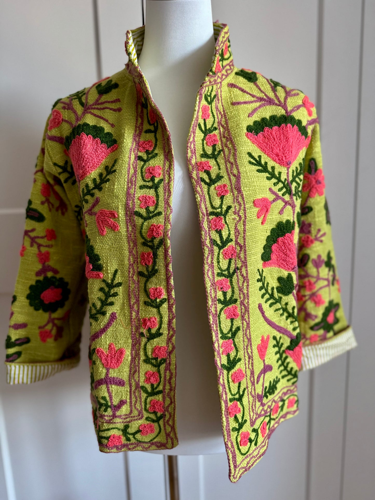 Suzani Jacke - Zitrusblüte