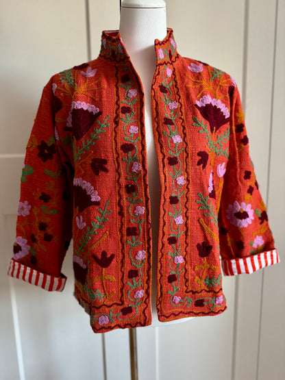 Suzani Jacke - Granatapfel