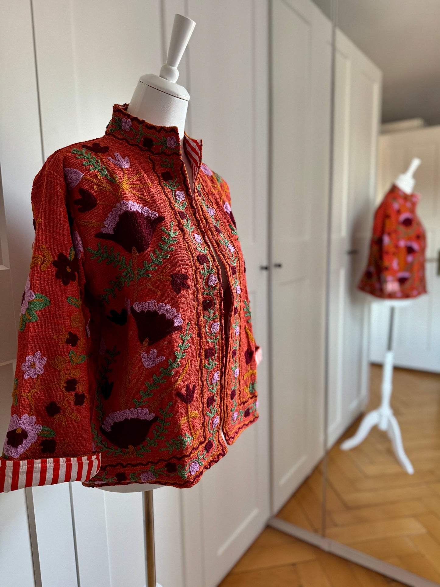 Suzani Jacke - Granatapfel