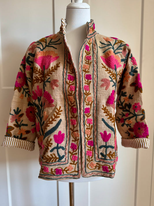 Suzani Jacke - Rosentau